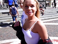 Blondine, Frau, Gruppensex, Hardcore, Hd, Pov, Russisch, Flotter dreier