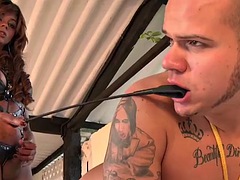 Verga grande, Corrida, Corridas, Fetiche, Grupo, Sexo duro, Transexual, Trio