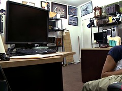 Cutie blonde babe fucked by pawn keeper
