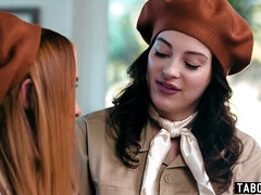 Girl scouts having naughty lesbian sex