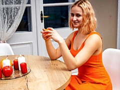 カワイイ, ドレス, 指いじり, オナニー, 淫乱熟女, 自然山雀, 一人