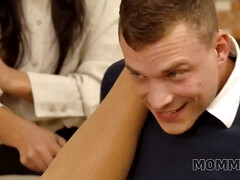 Rubia, Engañando, Madura, Cornudo, Francés, Maduro, Seducido, Madrastra