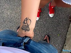 Blasen, Hd, Orgasmus, Im freien, Pov, Öffentlich, Realität, Rotschopf