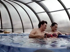 18 ans, Mignonne, Papa, Hd, Léchez, Piscine, Adolescente, Nénés