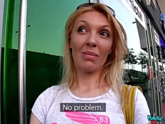 Fake TV Producers Convince Hot Blonde To Suck Them Both Off