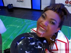 Kont, Sperma shot, Lul, Zwart, Fetisj, Hardcore, Interraciaal, Pissen