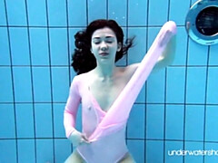 美女, チェコ, Hd, 自然山雀, プール, 公共, 水着, オッパイの
