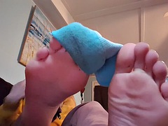 Nana, Blonde, Pieds, Fétiche, Solo, Nénés