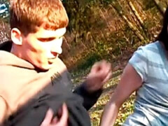 Pijpbeurt, Bruinharig, Hondjeshouding, Ondergoed, Masturbatie, Gezichtspunt, Geschoren, Tiener