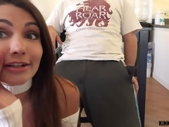 Verga grande, Morena, Papá, Familia, Penetracion con dedos, Pov, Coño, Adolescente