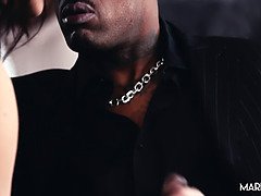 Verga grande, Tetas grandes, Mamada, Morena, Sexo duro, Hd, Interracial, Tetas naturales