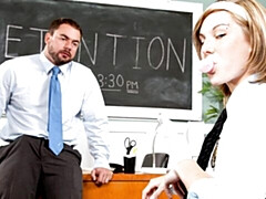 18, ブロンド, フェラチオ, バック, 自然山雀, 教師, ティーン, オッパイの