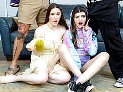 Pretty Hazel Moore and Pixie Smalls - young (18+) xxx - Sis Swap