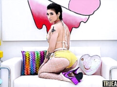 Anal, Hard, Chatte, Cheveux courts, Tatouage, Adolescente, Nénés, Jouets