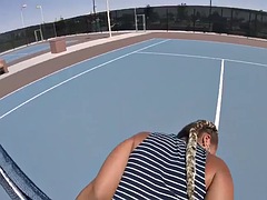 Leie, Grosse titten, Schwarz, Schwarz, Reif, Milf, Öffentlich, Titten