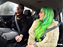 Student Driving Milf Fucked In Public In Car Outdoor By Tutor
