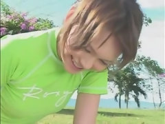 Mamada, Consolador, Grupo, Pajear, Japonés, Al aire libre, Público, Juguetes