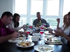 18, デカチン, フェラチオ, カップル, エロティック, Hd, キス, オッパイの