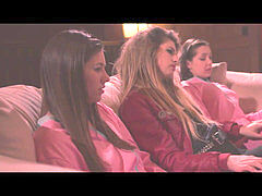 指いじり, キス, レズビアン, オーガズム, ティーン, 三人