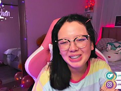 Fille latino, Masturbation, Solo, Webcam