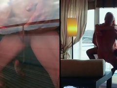 Stellung 69, Leie, Arsch, Aus dem arsch in den mund, Blasen, Spermaladung, Würgen, Natürlichen titten