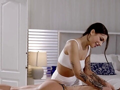 Arsch, Blondine, Braunhaarige, Hd, Lesbisch, Massage, Öl, Muschi