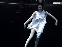 18, Hd, ヌード, 公共, ロシア人, ティーン, オッパイの, 水中