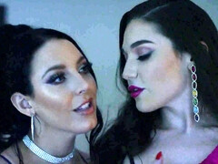Angela White and Lily Lu getting their eager holes drilled