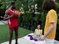 美女, デカ尻, フェラチオ, ハードコア, 異人種間, ポルノスター, 現実, オッパイの