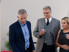 Casual Friday at works turns into a hot-ass threesome