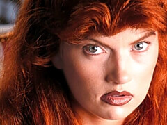 デカチン, フェラチオ, グループ, 手コキする, なめる, オナニー, 赤毛, ヴィンテージ