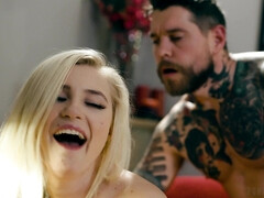 Carolina Sweets gets banged by the tattooed guy doggystyle
