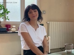 お尻, クリトリス, 女, 毛深い, ハードコア, 一人, オッパイの, バイブレーター