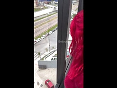 Brazilian Hotwife Gives Me a Blowjob at the Mall