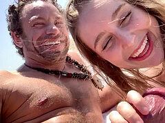 Playa, Verga grande, Mamada, Verga enorme, Monstruo, Público, Realidad, Adolescente