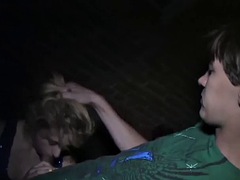 Amateur, Blonde, Sucer une bite, Collège université, De plein air, Fête, Adolescente, Nénés