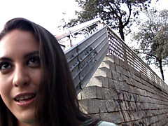 18 jaar, Enthousiasteling, Diep in de keel, Hondjeshouding, Geld, Gezichtspunt, Spaans, Bekijker