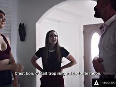 フェラチオ, 中出し, フランス人, 手コキする, Hd, 小柄, ティーン