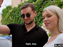 黒人, フェラチオ, 茶髪の, 黒人, 手コキする, 異人種間, アウトドア, 馬乗り