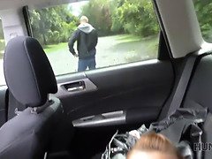 Tchèque, Doigter, Hd, Léchez, Argent, De plein air, Pov, Adolescente