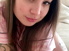 18 jaar, Enthousiasteling, Lieveling, Bruinharig, Hd, Masturbatie, Alleen, Webcamera