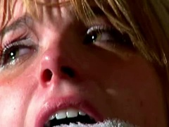 緊縛, ボンデージ, 女, 開帳