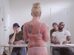 Grosse titten, Blondine, Blasen, Hundestellung, Aufs gesicht abspritzen, Hd, Tätowierung, Lehrer