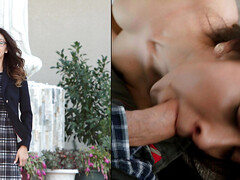 Spanking for young bitch Kara Faux and creampie