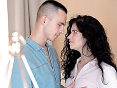 お尻, フェラチオ, 茶髪の, 指いじり, キス, なめる, 剃毛, ティーン