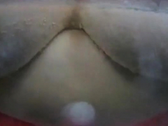 Mrs S playing with my cock underwater.