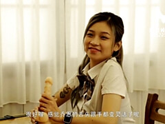 バック, フォアサム, オージー, オマンコ, フェラする, ティーン, おもちゃ, ユニフォーム