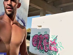 素人, デカチン, ゲイ, ラティーナ, 筋肉, アウトドア, スペイン人, ティーン
