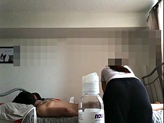 Aziatisch, Grote lul, Grote mammen, Flashing, Handbeurt, Interraciaal, Masseren, Bekijker