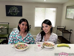 ベッドルーム, キス, なめる, 下着, オマンコ, ショートヘア, ティーン, オッパイの